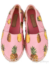 Pineapple Print Kids Espadrille