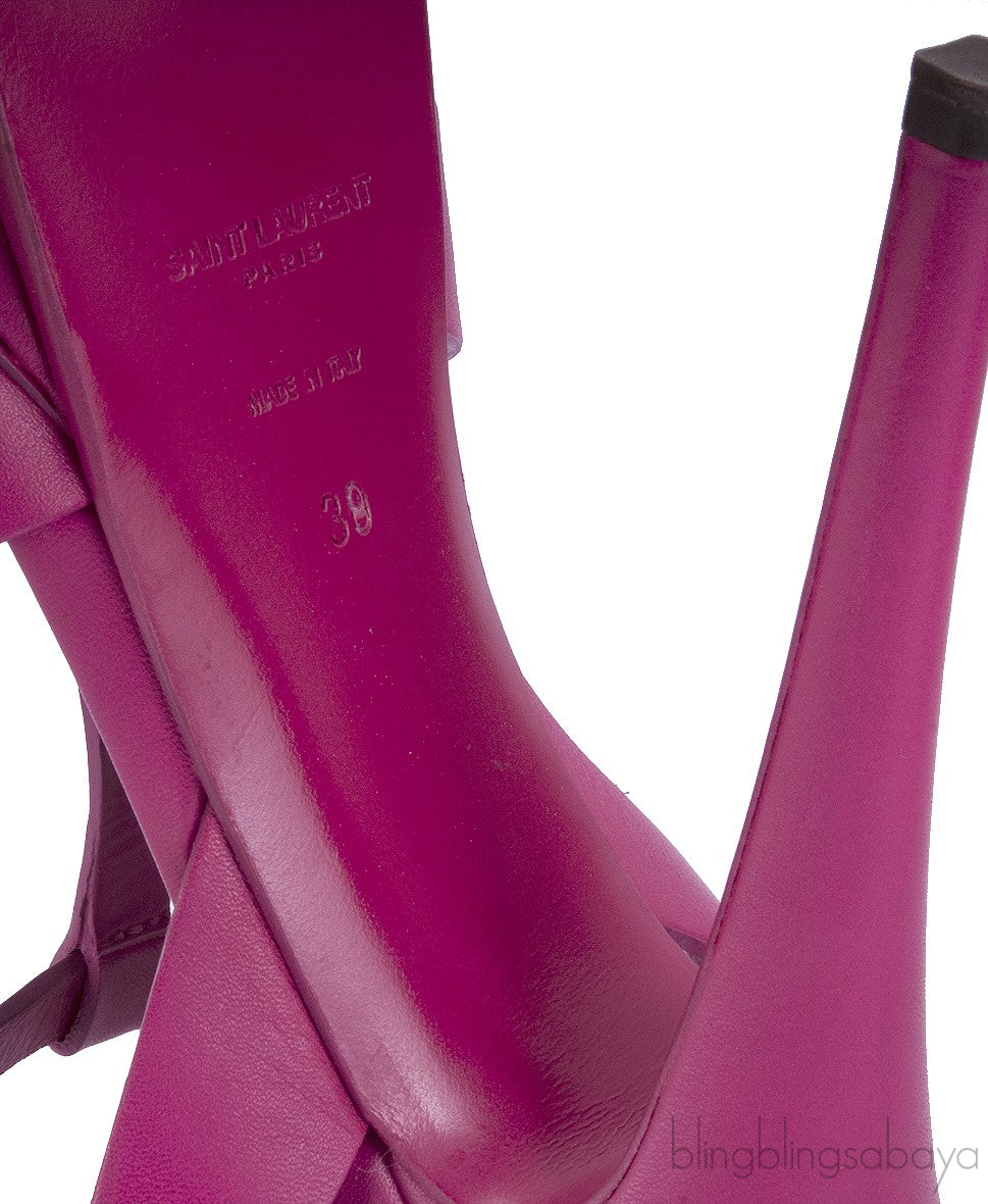 Fuschia Matte Tribute Sandals