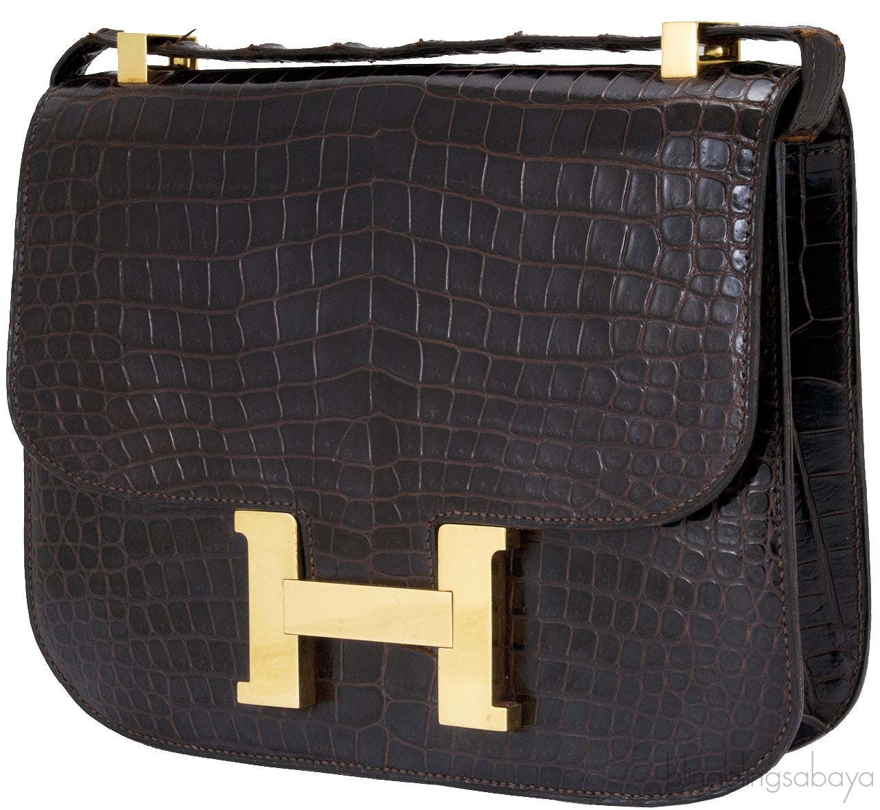 Vintage Constance Brown Crocodile
