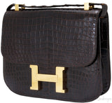 Vintage Constance Brown Crocodile