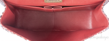 Chanel Classic Jumbo Burgundy Python Flap Bag