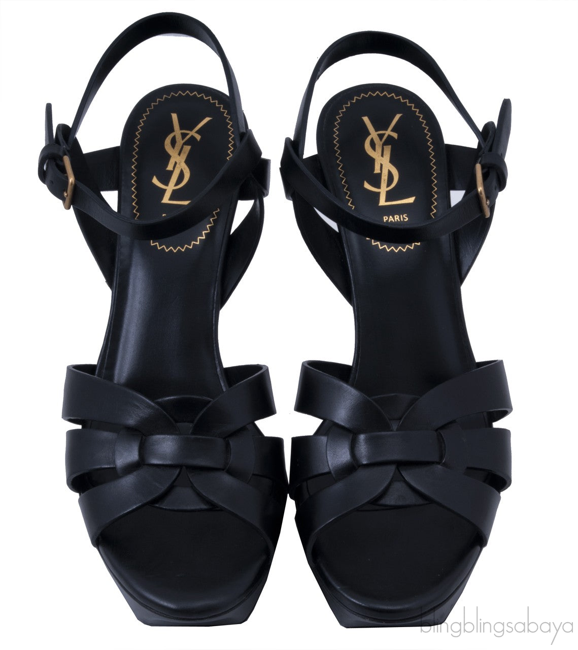 Tribute Low Heel Patent Sandal