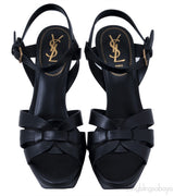 Tribute Low Heel Patent Sandal