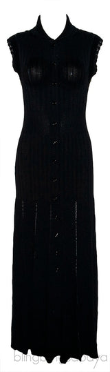 Black Knitted Dress