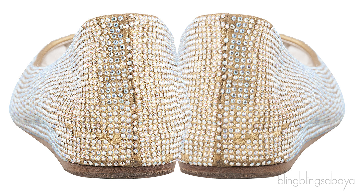 Crystal Embellished Ballet Flat