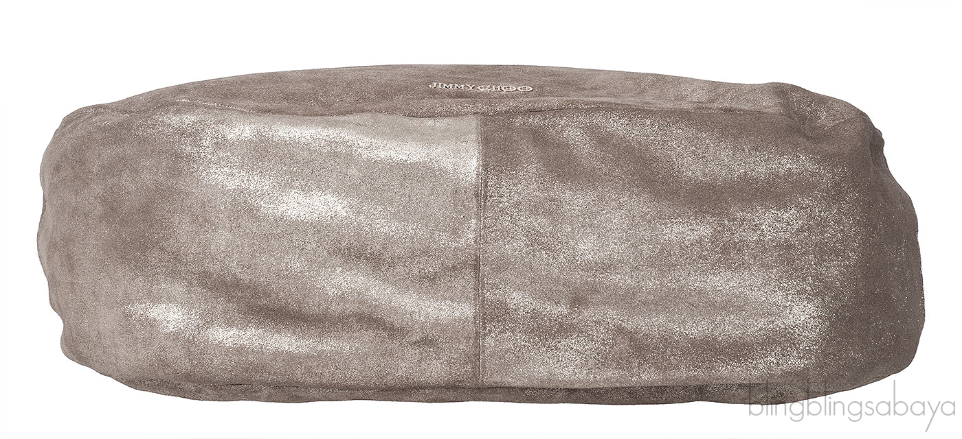 Metallic Brown Hobo Shoulder Bag