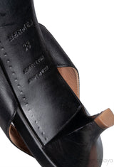 Black Slingback Kitten Heels