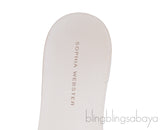 Lilico Appliquéd White Leather Sandals
