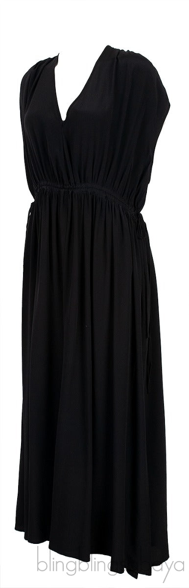 Black Ruched Dress