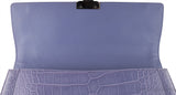 Christian Dior Mitzah Lilac  Crocodile Medium Tote