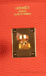 Birkin 35 Capucine Togo GHW