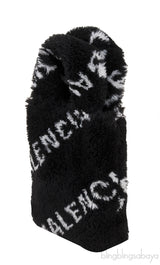 Faux Fur Phone Holder Bag