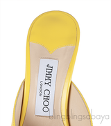 Jimmy Choo Yellow Pointed Toe Mule