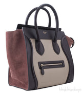 Mini Luggage Tricolor Beige