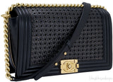 Braided Le Boy Flap Bag