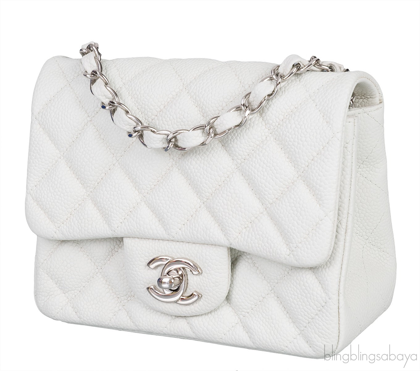 Mini Off-white Square Shoulder Bag
