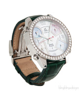 Five Time Zones MOP Diamond Watch