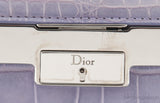 Christian Dior Mitzah Lilac  Crocodile Medium Tote