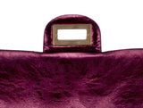2.55 Reissue Metallic Burgundy Flap