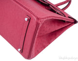 Birkin 35 Ostrich Bougainvillier