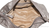 Metallic Brown Hobo Shoulder Bag