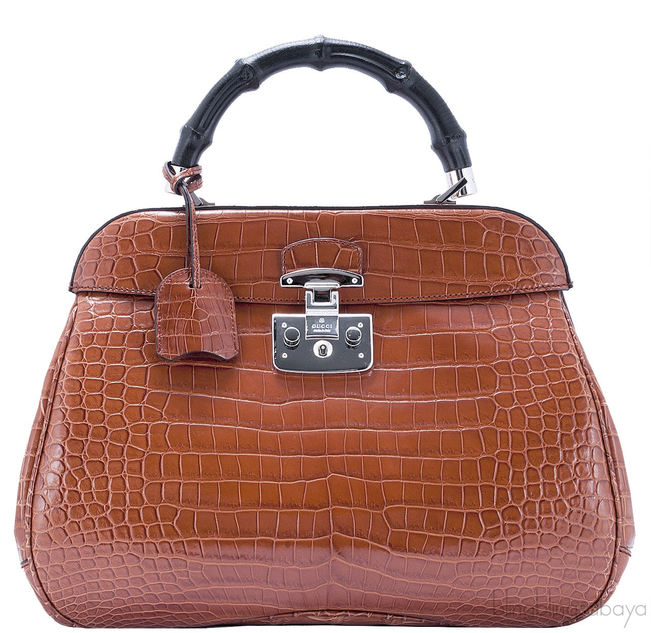 Lady Lock Top Handle Crocodile