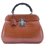 Lady Lock Top Handle Crocodile