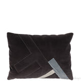 Fendi F Rectangular Grey Cushion