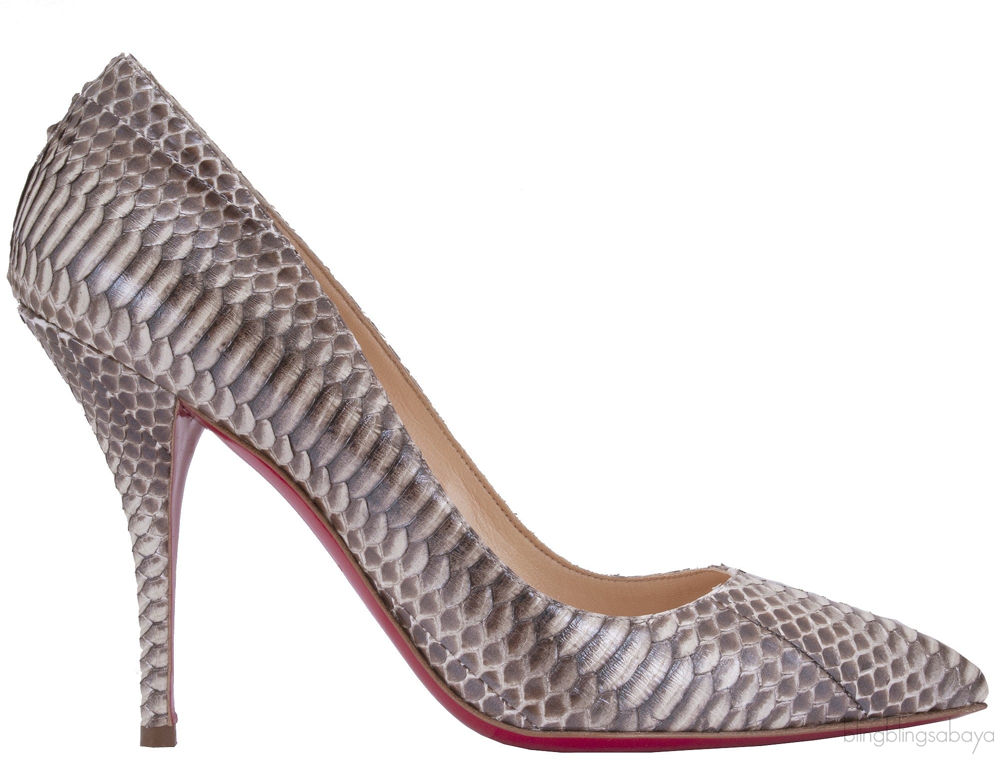 So Kate Python Pointed Toe Pump