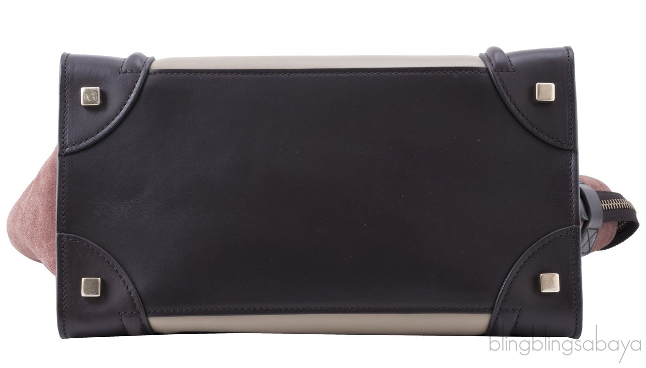 Mini Luggage Tricolor Beige