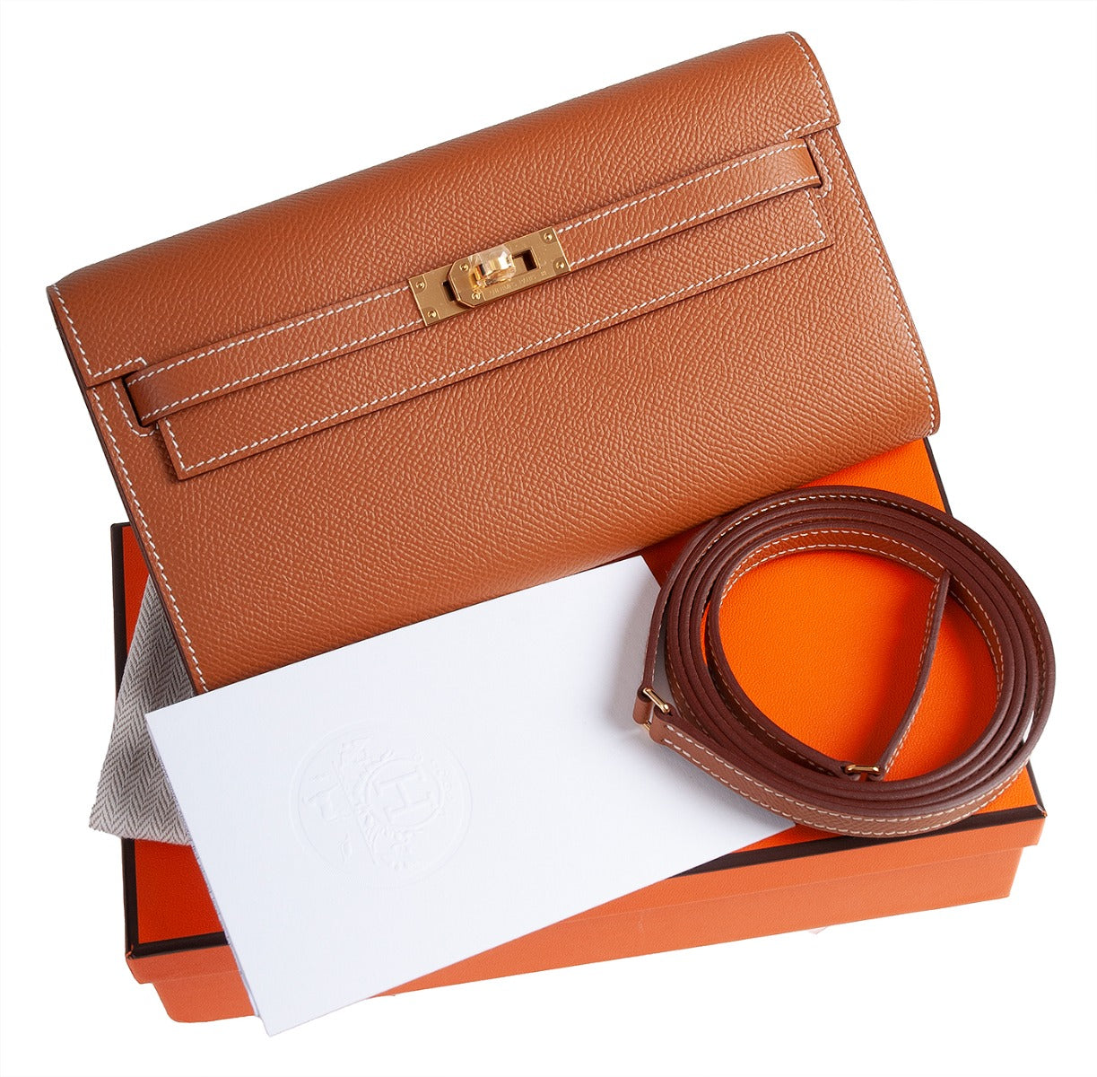 Kelly Classique To Go Gold Epsom Wallet