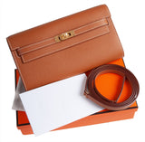 Kelly Classique To Go Gold Epsom Wallet