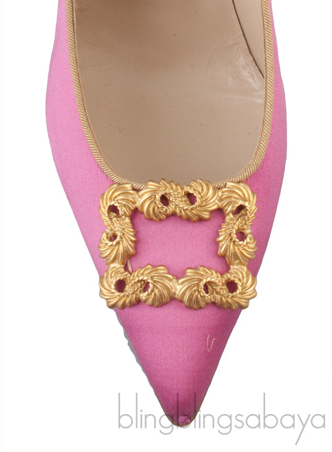 Fuchsia Tradimod Satin Heels