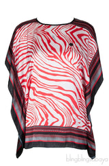 Animal Print Scarf Top