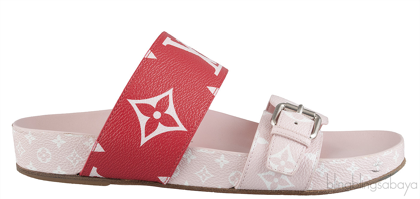Bom Dia Flat Mule Light Pink