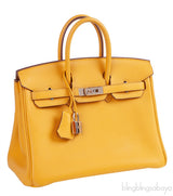 Birkin 25 Jaune Ambre Togo PHW