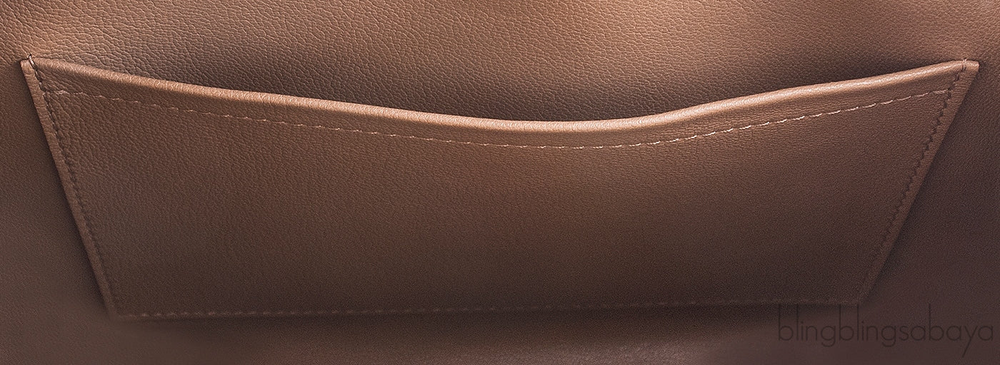 Taupe Capucines Crocodile MM