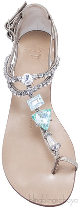 Crystal Flat Sandals
