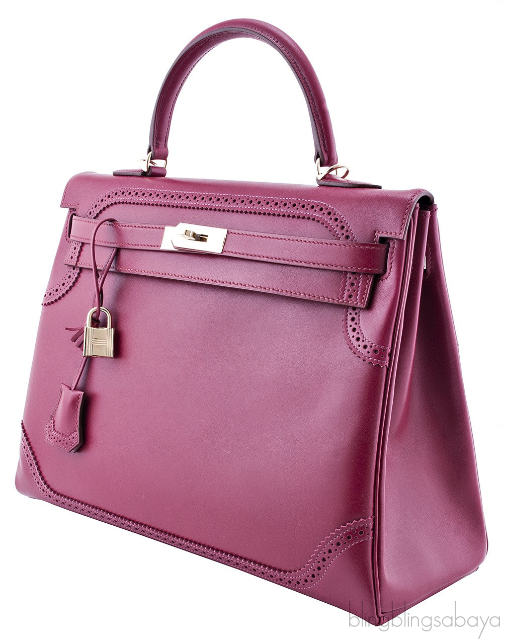 Kelly 35 Ghillies Rubis Tadelakt