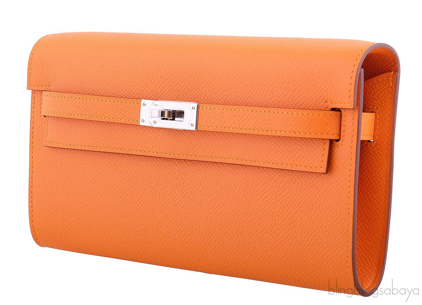 Kelly Classique To Go Wallet Apricot PHW