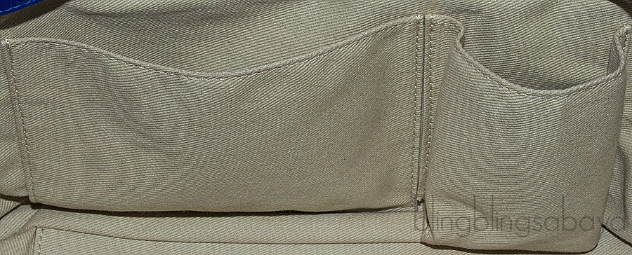 Blue Patent Puzzle Quilted Flap Bag