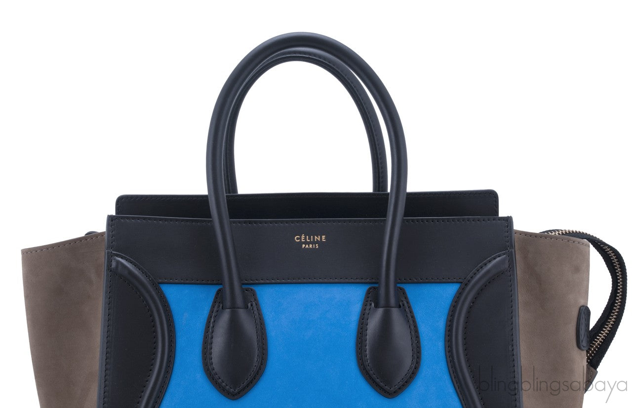 Mini Luggage Tricolor Blue