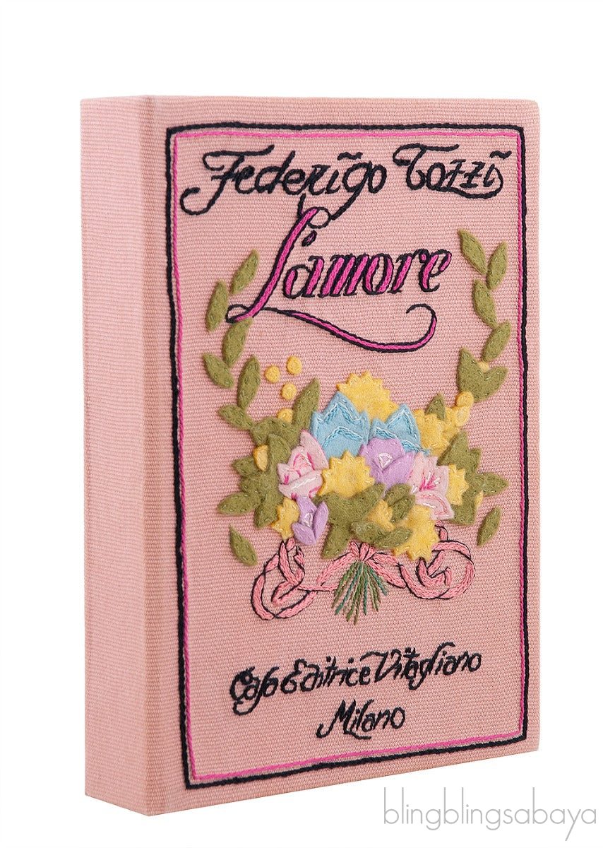 OLYMPIA LE-TAN L\'amore Pink Clutch