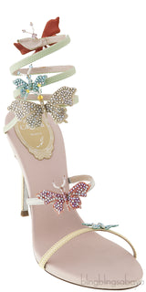 Butterfly Swarovski Twirl Sandals