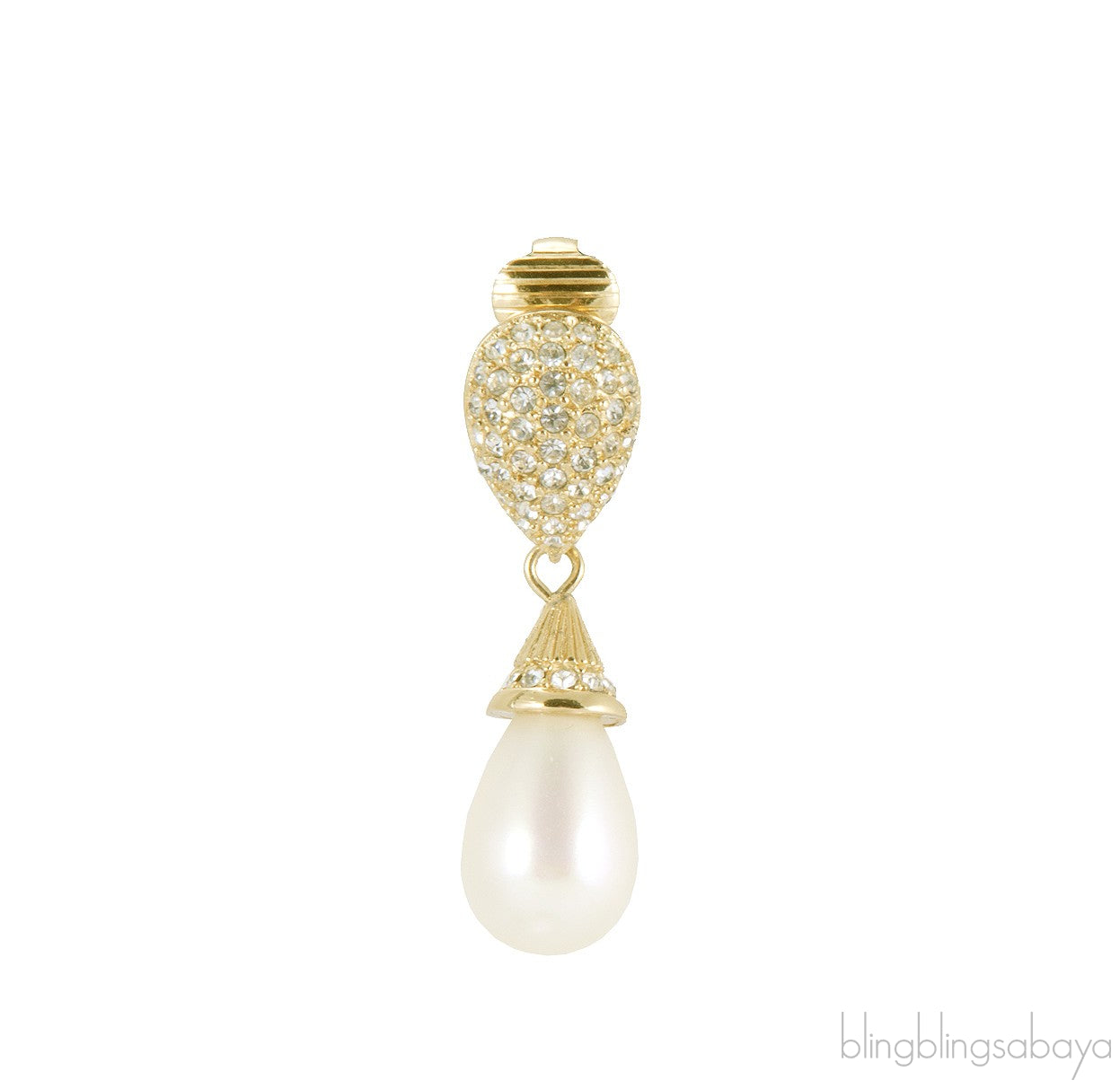 Faux Pearl Drop Earrings