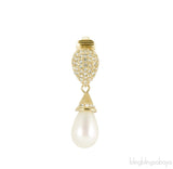 Faux Pearl Drop Earrings