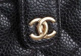 Chanel Black Quilted Phone Holder GHW