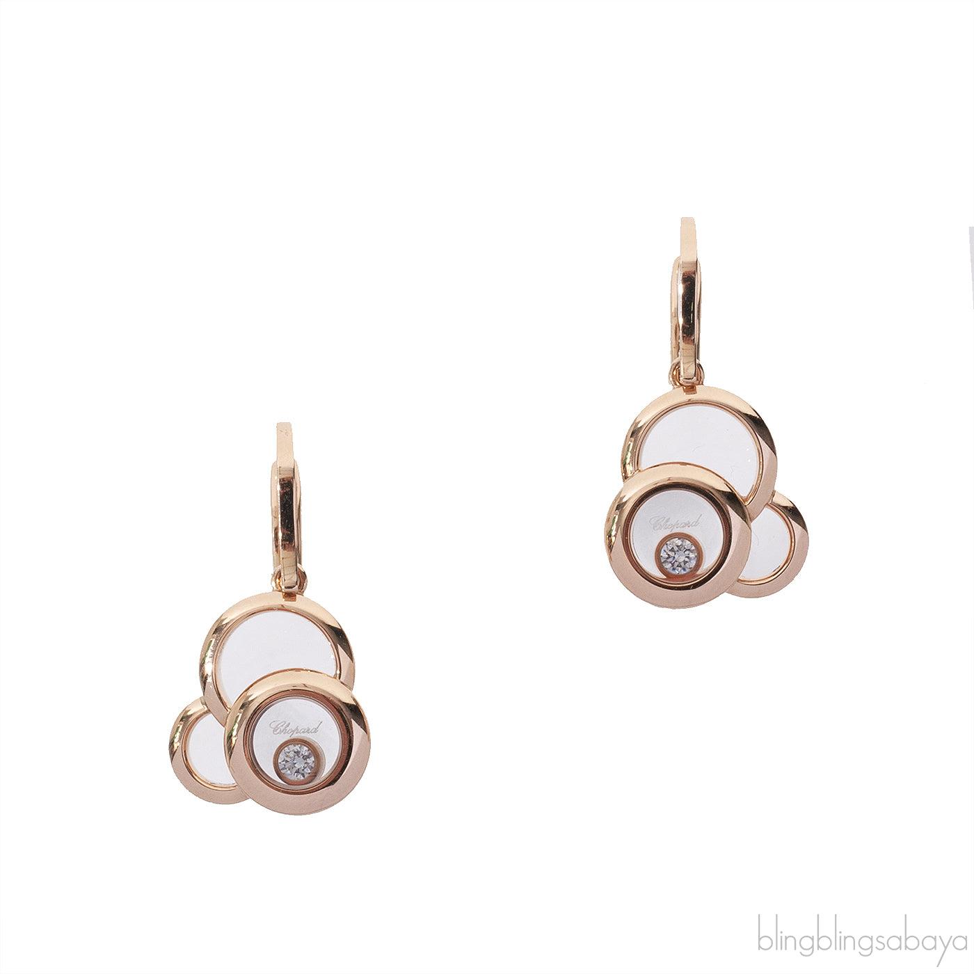 Happy Dream Gold Diamond Earrings