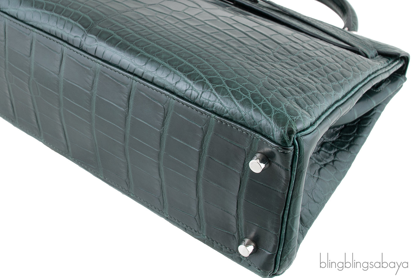 Kelly 32 Vert Fonce Crocodile PHW