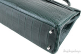 Kelly 32 Vert Fonce Crocodile PHW